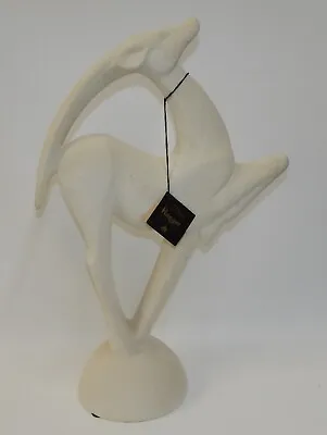 Large Vintage Haeger Pottery Art Deco Style Gazelle Impala Sculpture Statue • $249.99