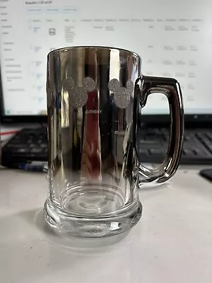 Disney Mickey Mouse Silver FadeTextured Mug Tankard BeerGlass Drinking Glass • $15.99