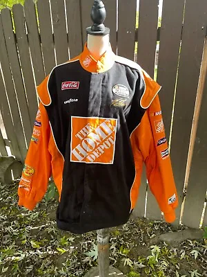 Vintage Chase Authentics Home Depot Tony Stewart Nascar Racing Jacket 2XL • $150