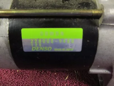 $55 • Buy Honda Starter Motor Denso  #228000-9480used Works Off Honda 16hp V Twin Engine 