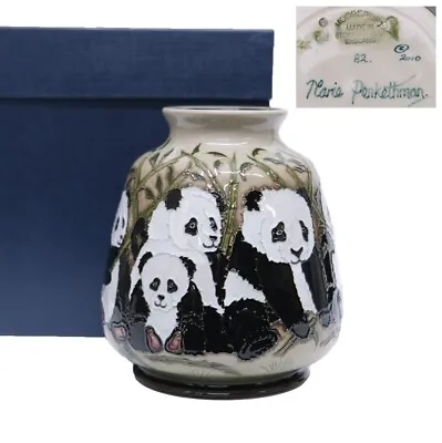 Moorcroft The Family Panda Vase Number 82 By Marie Penkethman 2010 W/Box • $600