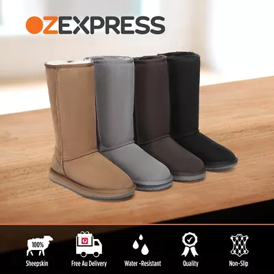 【SALE】AUSTRALIAN SHEPHERD® UGG Boots Women Men Wool Tall Boots Water Resistant • $147.95