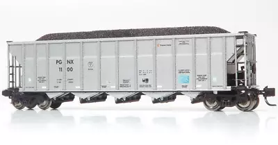 Rapido N Scale ~ New 2024 ~ AutoFlood III RD Coal Hopper ~ PGNX #4 ~ 538026A • $29.97