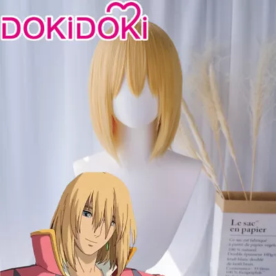 Howl's Moving Castle Anime Howl Short Hair Harajuku Wig Hairpiece 35cm Cosplay • $36.99