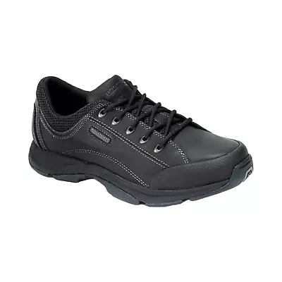 Mens Rockport Chranson Walking Shoes - Black Leather Size 8.5 Wide [V74121] • $71.50