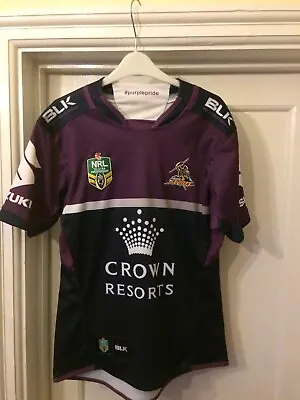 Melbourne Storm Rugby League Shirt Medium • £24.99