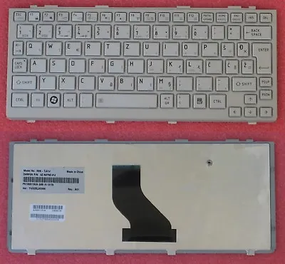 Keyboard Qwertz Yougoslav TOSHIBA Mini NB200 NSK-TJ01J 9Z.N2P82.01J PK130811A24 • $72.04