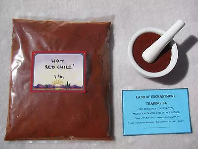 HATCH NEW MEXICO  HOT  RED CHILE POWDER   1 LB  Fresh!  USA SELLER  FREE SHIP • $18.99