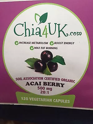 £7.95 • Buy Acai Berry Capsules Freeze Dried Powder Best Buy Natural Weight Control 