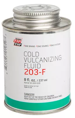 Rema Cold Vulcanizing Fluid Patch Glue: 8.0oz Can • $24.36