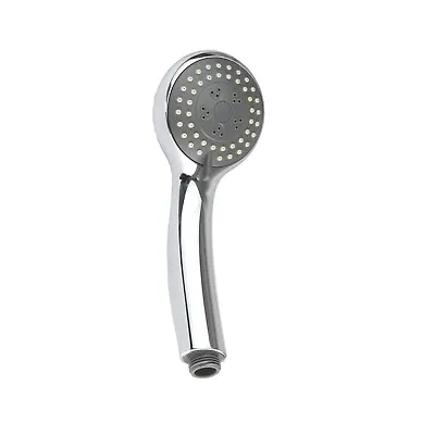 Luxhause Small 3 Mode Round Handset Bathroom Handheld Shower ABS • £10.99