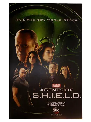 Marvel's Agents Of Shield 2017 SDCC Comic Con Exclusive Poster ABC Season 4 • $24.95