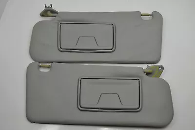 🦅🚗 2007 - 2013 MITSUBISHI Outlander LH & RH Sun Visor Pair Set Gray Vinyl C1B8 • $69.99