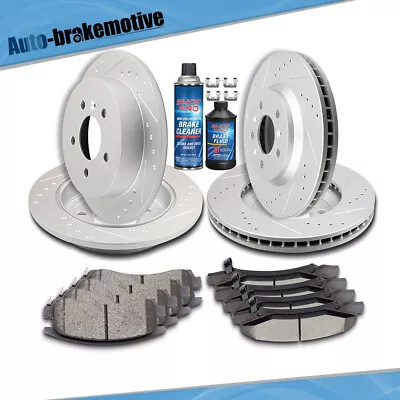 Front & Rear Brake Rotors + Brake Pads For 2006 - 2010 Chevy Impala Monte Carlo • $169.69