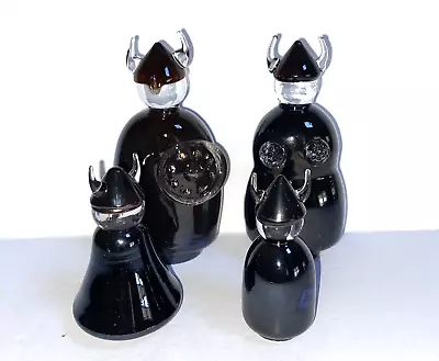 Hadeland Glassverk Complete Viking Family Glass Figurines Lena Hansson • £239.98