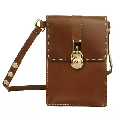 Michael Kors Ladies 552527 Hamilton Lock Leather Belt Bag • $55.45