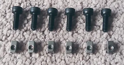 For LoPro EDGE Tremolo Floyd Rose BLACK 6 STRING LOCK SCREWS & HOLDER BLOCKS New • $29.85