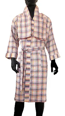 £122.95 • Buy Missonihome Sauna Set Bath Robe + Towel Waffle Weave Marvin 100 Cotton  S - M 