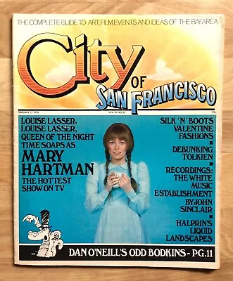 Louise Lasser Mary Hartman Cover! City Of San Francisco Magazine Feb 17 1976 • $24.99