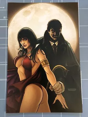 Dark Shadows / Vampirella #1 COVER Dynamite Comics Poster 8x12 Fabiano Neves • $14.99