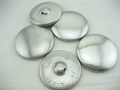 50sets 50mm Fabric Self Cover Buttons Aluminum Flat Ring Back DIY Fabric Button • £12.99