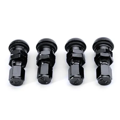 4 Racing Forged Bolt In Tire Valve Stem CAP Flush Mount BLACK For VOLK WHEEL RIM • $10.19