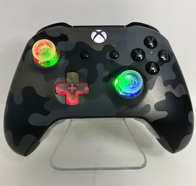 Microsoft Xbox One Controller - Night Ops Camo - W Custom LED Mod • $75.60