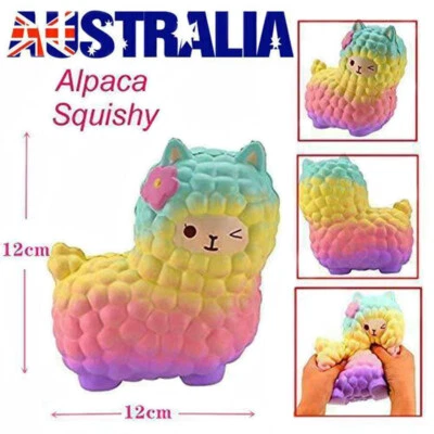 $14.56 • Buy Jumbo Sheep Squishy Cute Alpaca Galaxy Super Slow Rising Scented Fun Animal Toy