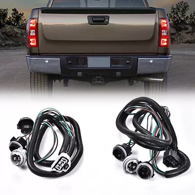 $25.90 • Buy Tail Light Lamp Wiring Harness Lh Rh Pair Fit For Chevy Silverado Pickup Truck