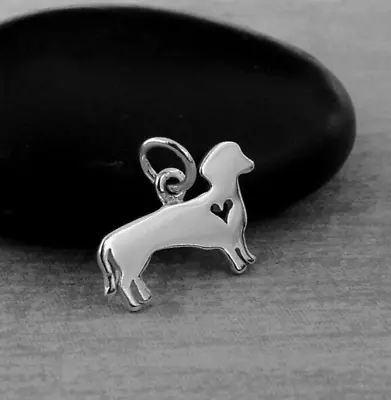 925 Sterling Silver Dachshund Charm - Doxie Wiener Dog Charm - Puppy Dog Jewelry • $17.95