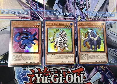 Yugioh  Crystal Beastr  / BLCR-EN / Ultra Rare / 1st Edition / NM • £2.11