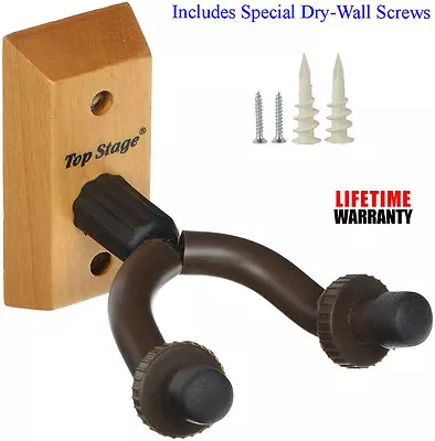 1-24 Lot Guitar Hanger Stand Holder Hooks Display Wall Mount Heavy Duty • $14.95