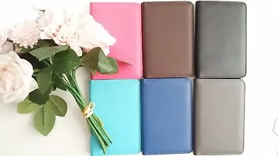 $14.90 • Buy Monogram Personalized RFID Anti Scan Travel Wallet Leather Passport Holder 