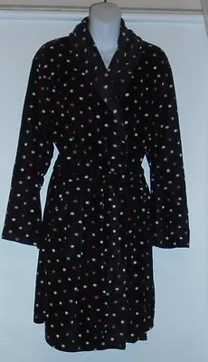 Bali Studio Collection Ladies Short Micro Fleece Polka Dot Wrap Robe XL NWT • $39.99