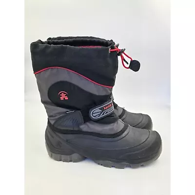 Kamik Kids Boys Waterbug Waterproof Snow Boots Youth Size 7 • $17