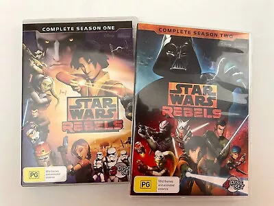 Star Wars Rebels Seasons 1 & 2 DVD Disney 2015/16 PAL R4 7 Discs VG+ • $13.69