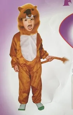 £10.99 • Buy Kids Lion Fancy Dress Up Zoo Animal Costume Kids Girls Boys Child Wizard Of Oz
