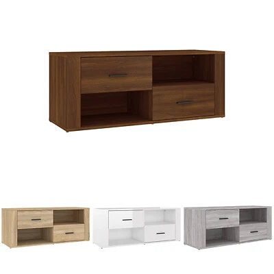 $98.99 • Buy TV Cabinet High Gloss White 100x35x40 Cm Engineered Wood VidaXL