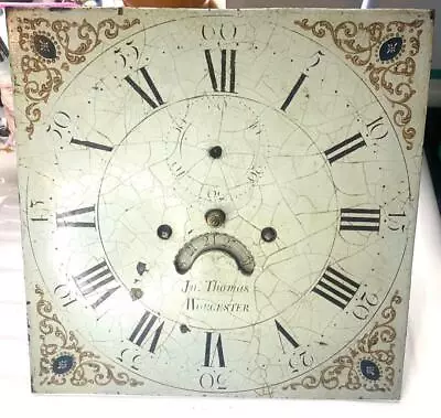 Antique Longcase  Jn Thomas Worcester Dial Movement  - Spares/repairs • £129.95