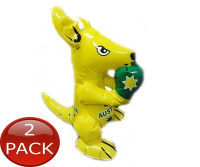 $34.49 • Buy 2 X Inflatable Boxing Kangaroo Small Australian Souvenir Supporter Blow Up Decor
