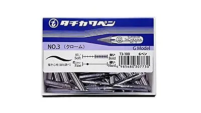 Tachikawa G Pen Nib T3-100 Pieces Bold Line Calligraph Manga Comic Design Art • $98