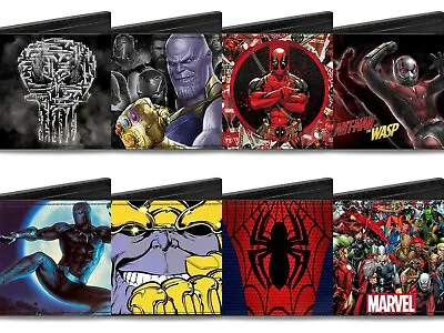 Marvel Avengers Character Comic Bi-fold Wallet Super Heroes Gift Fan Kids MEN  • $13.99