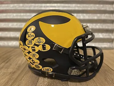 Custom Michigan Wolverines (2022) Speed Mini Helmet • $75