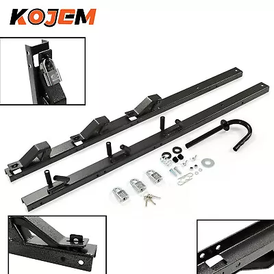 KOJEM 3 Place Weeder Edge Trimmer Rack For OPEN Landscape Trailer Lockable • $45