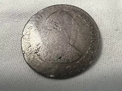 MEXICO 1782 4 REALES Moff Carolus III COLONIAL SILVER • $36