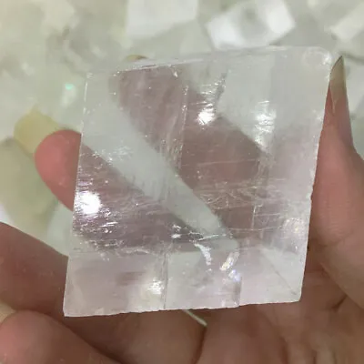 £4.79 • Buy Natural Optical Calcite Raw Iceland Spar Stone Crystal Healing Mineral Specimen