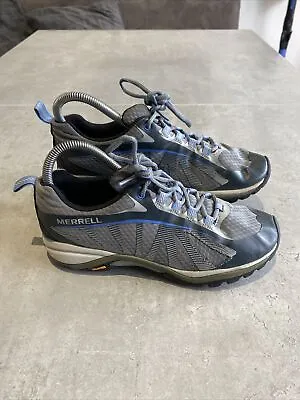 Merrell Shoes Women's UK5 Siren Edge Trail Running Low Hiking Grey Trainers • £21