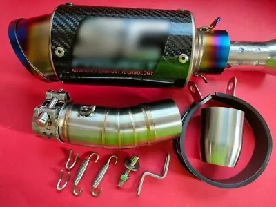 Exhaust 2  Carbon Titanium Kawasaki Z/Ninja 250-300/400/650/ER6N/Versy • $199