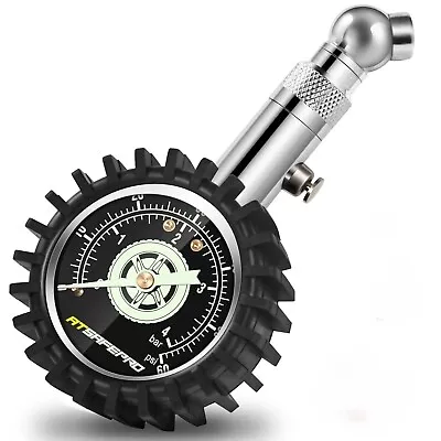 Tyre Pressure Gauge Mechanical Schrader Valve Bike Car Van (Max - 60psi) • $13.50