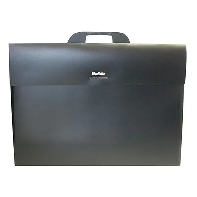 Westfolio A2 Black Carry Case Portfolio - Flat Artwork Drawing Storage Folder  • £18.99